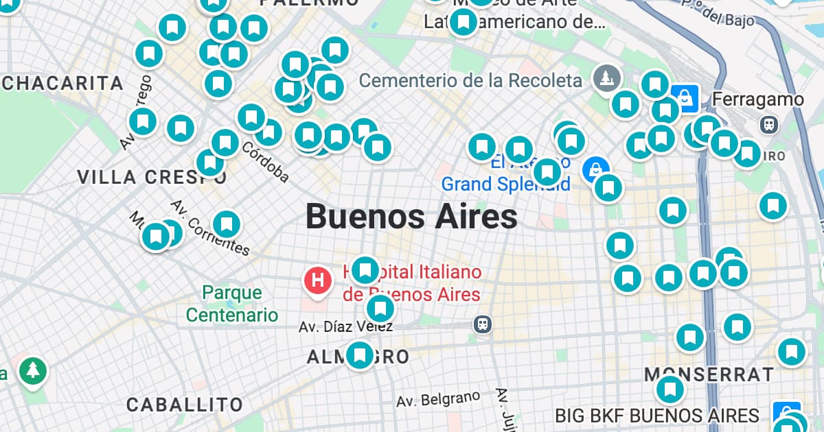 Buenos Aires map preview
