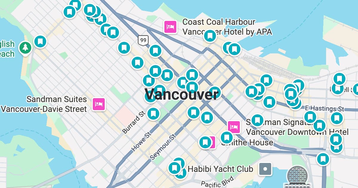 Vancouver map preview