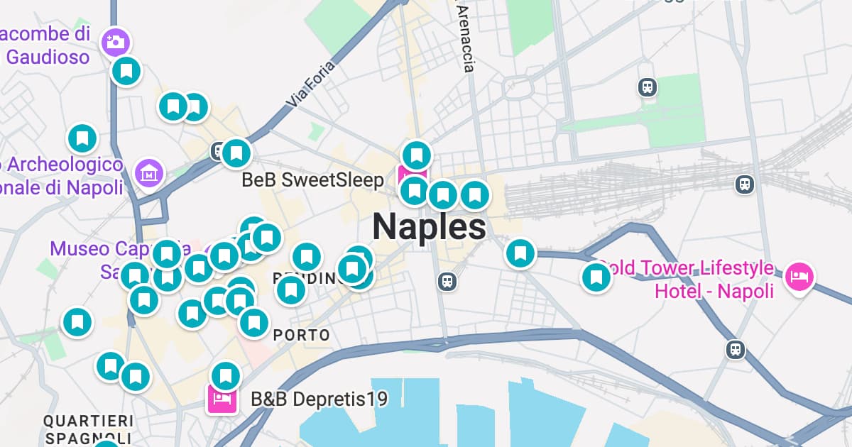 Naples map preview